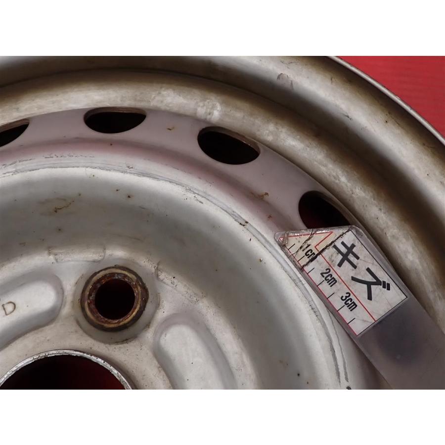 激安 単品1本】ダイハツ ハイゼット 純正 スチールホイール 鉄