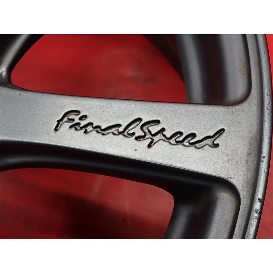 激安 4本セット】ファイナルスピード フェイバー9 アルミホイール 中古
