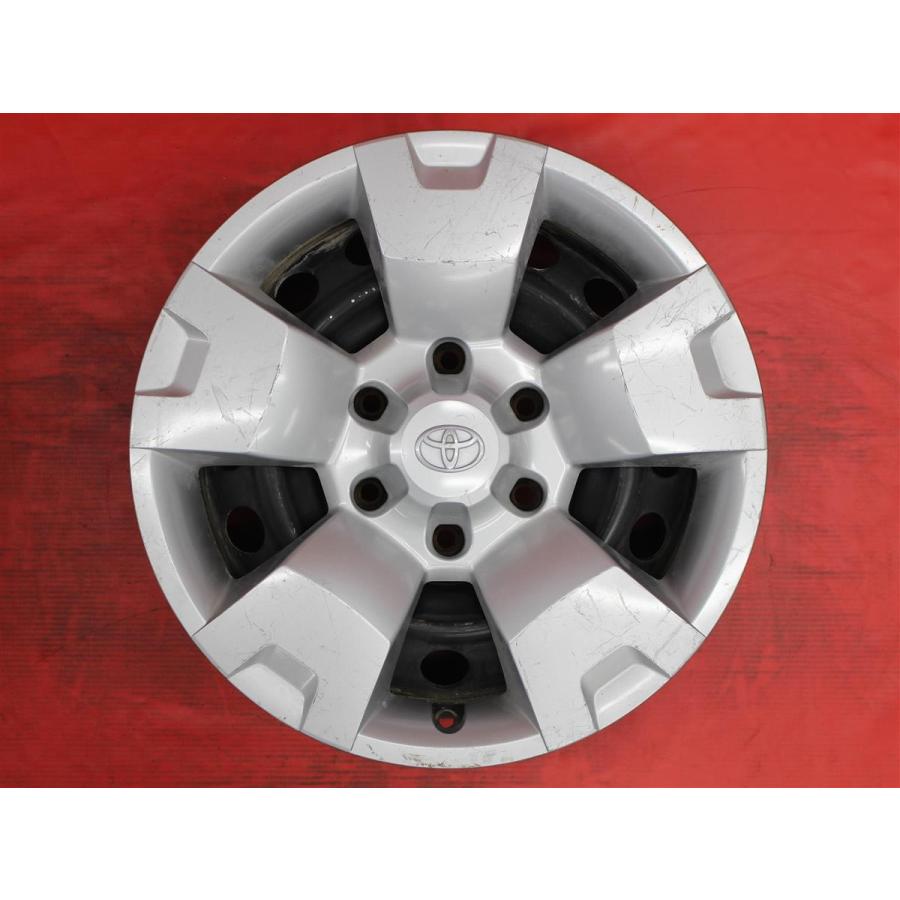 GUN125 ハイラックス 17インチ 純正　鉄ホイール 6穴 激安 4本セット】トヨタ ハイラックス GUN125 純正 スチール 鉄