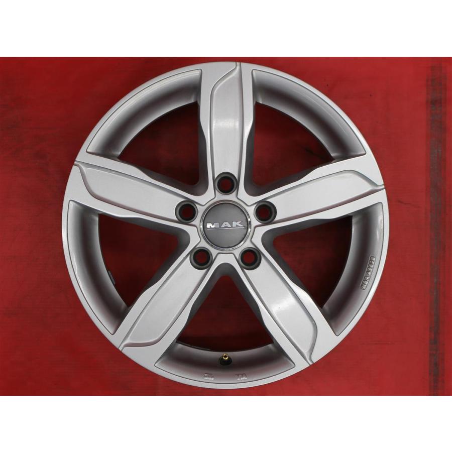 【美品】MAK 16インチ スタッドレスタイヤ ホイール4本セット 激安 4本セット】MAK(マック) STADT(シュタッド) アウディ用 アルミ