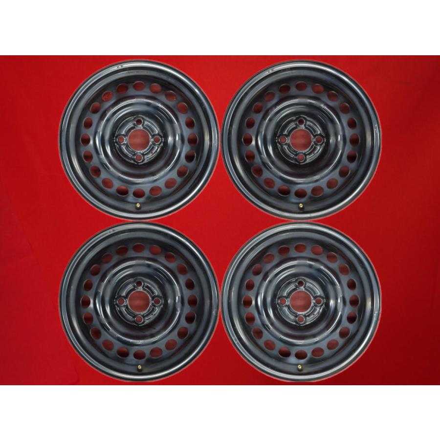 激安 中古 4本セット】 日産 ノート E13 純正 スチール 鉄チン  