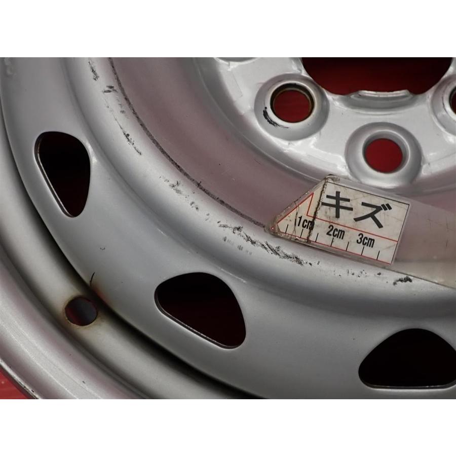 激安 中古 4本セット】 キャロウィン マルチPCD スチールホイール 社外 