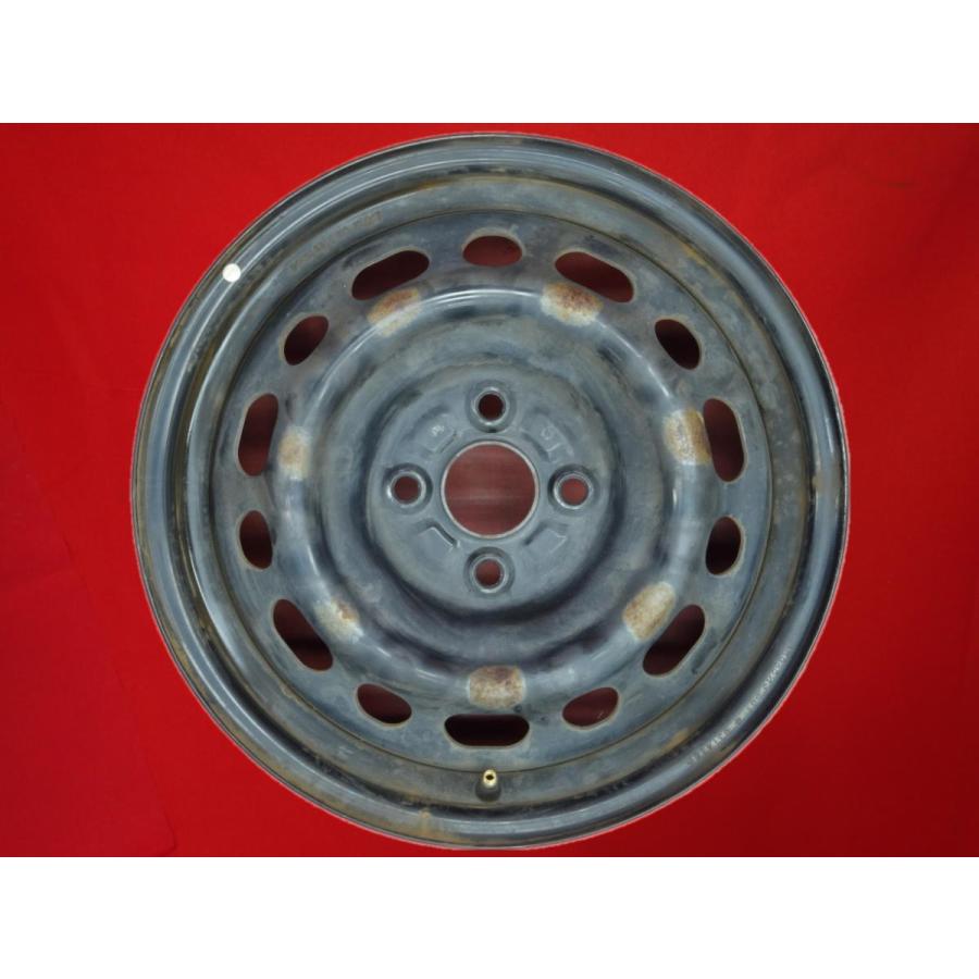 激安 単品1本】マツダ デミオ DJ系 純正 スチールホイール 鉄ホイール