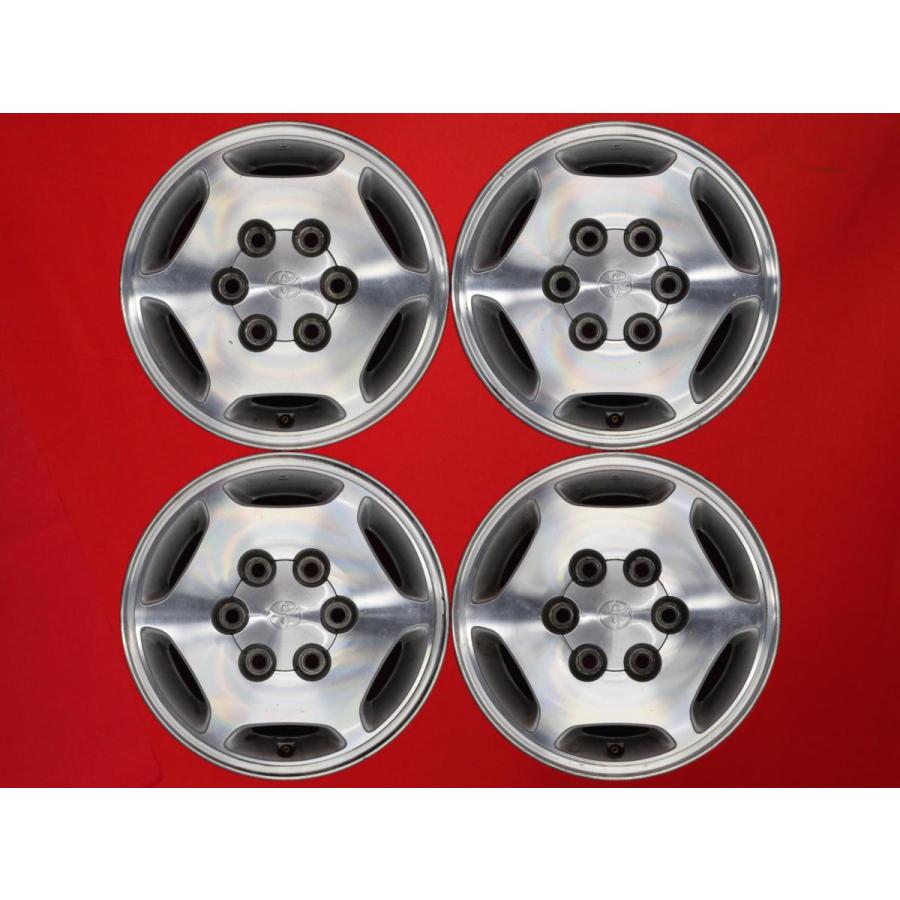 激安 4本SET】トヨタ グランビア 2WD 純正 ディッシュ アルミホイール 