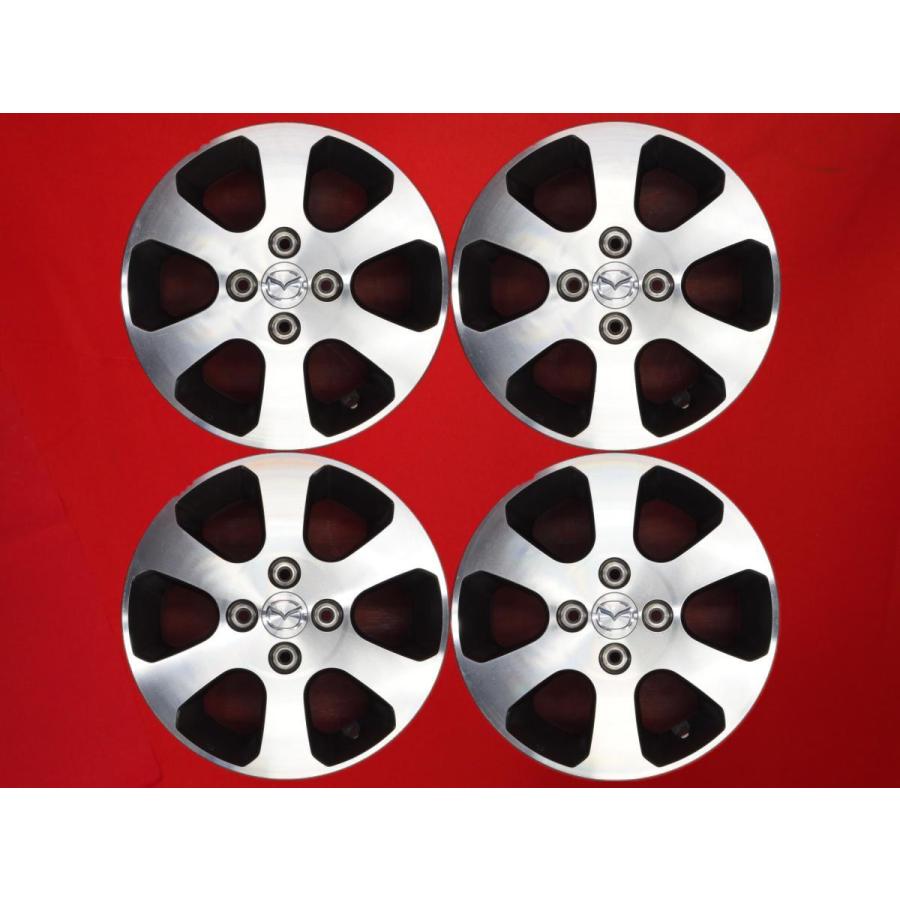 激安 4本セット】マツダ AZワゴン MJ22S 純正 6スポーク アルミ 