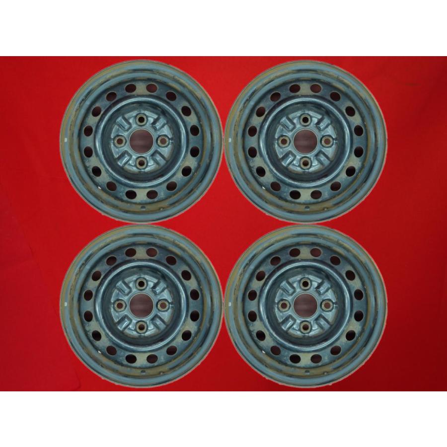 激安 4本セット】トヨタ ヴィッツ 10系 純正 スチール 鉄ホイール 鉄