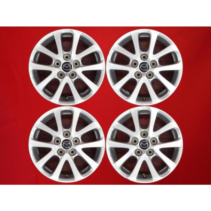 激安 4本セット】マツダ 純正 5Wスポーク アルミホイール 中古品 16