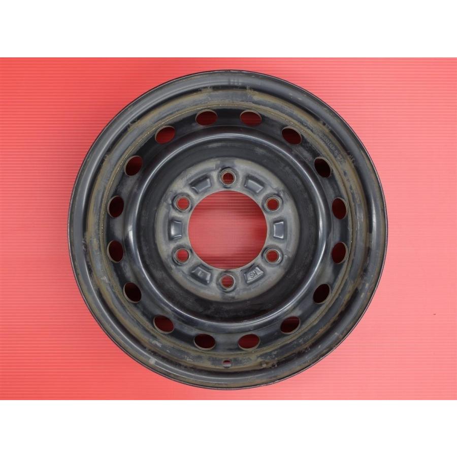 激安 中古 4本セット】 ハイエース 200系 純正 スチールホイール 鉄 