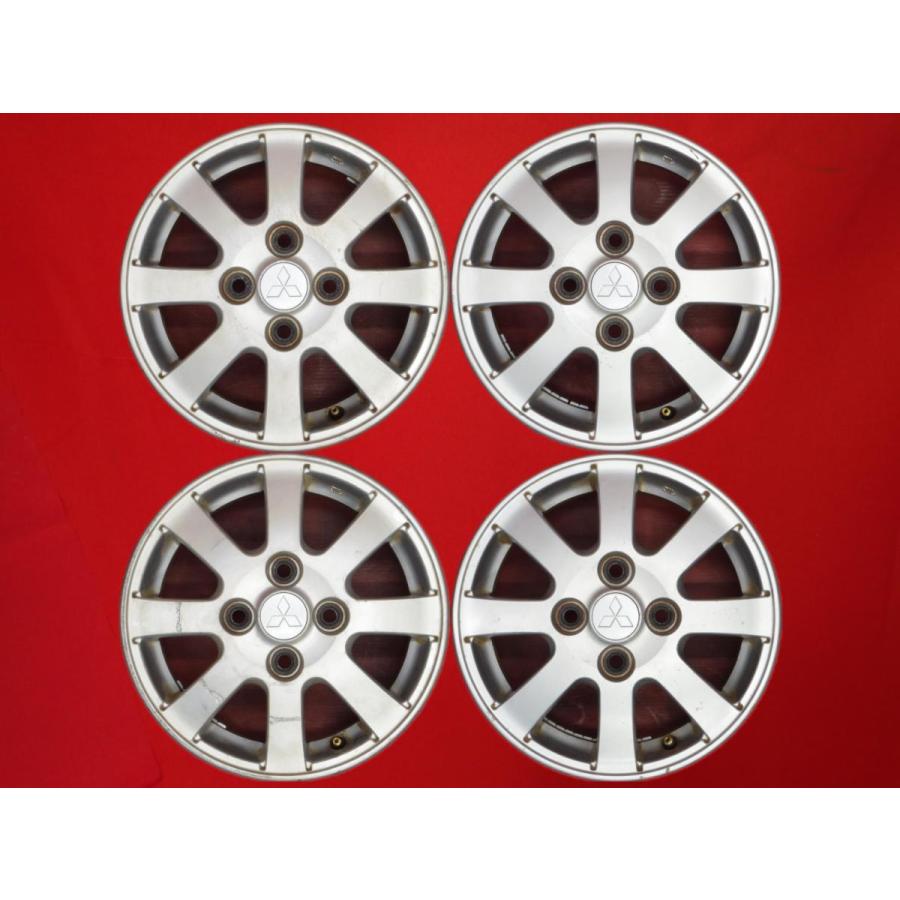 激安 中古 4本セット】 三菱 純正 8スポーク アルミホイール 13インチ
