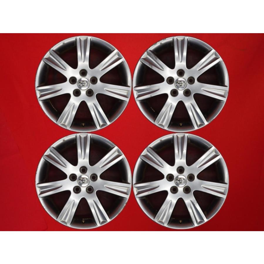 激安 中古 4本セット】 トヨタ マークXジオ 純正 アルミホイール 激安 中古 4本セット】 トヨタ マークXジオ 純正 アルミホイール