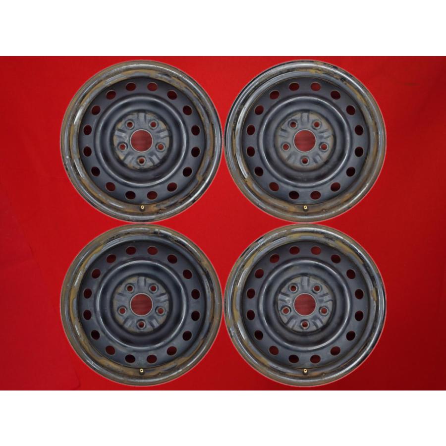 激安 中古 4本セット】 トヨタ マークX 130系 純正 スチールホイール 