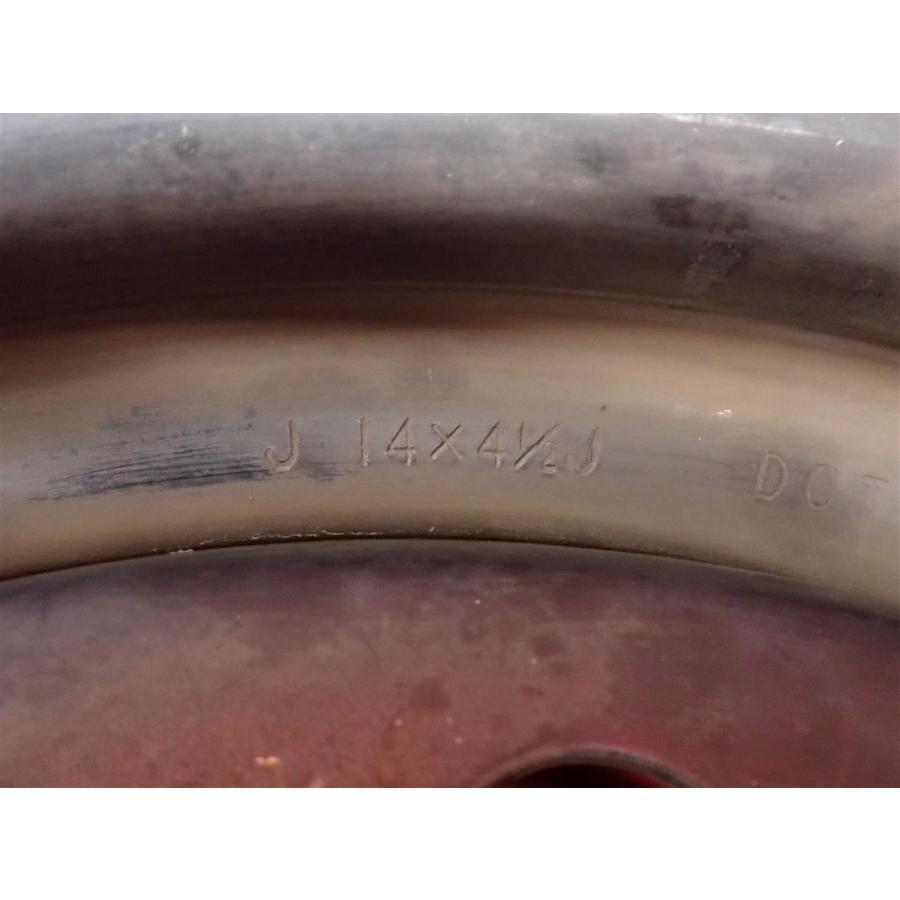 ダイハツミライース14インチスチールホイール　4本での販売です！ 激安 中古 4本セット】 ダイハツ ミライース 純正 スチール