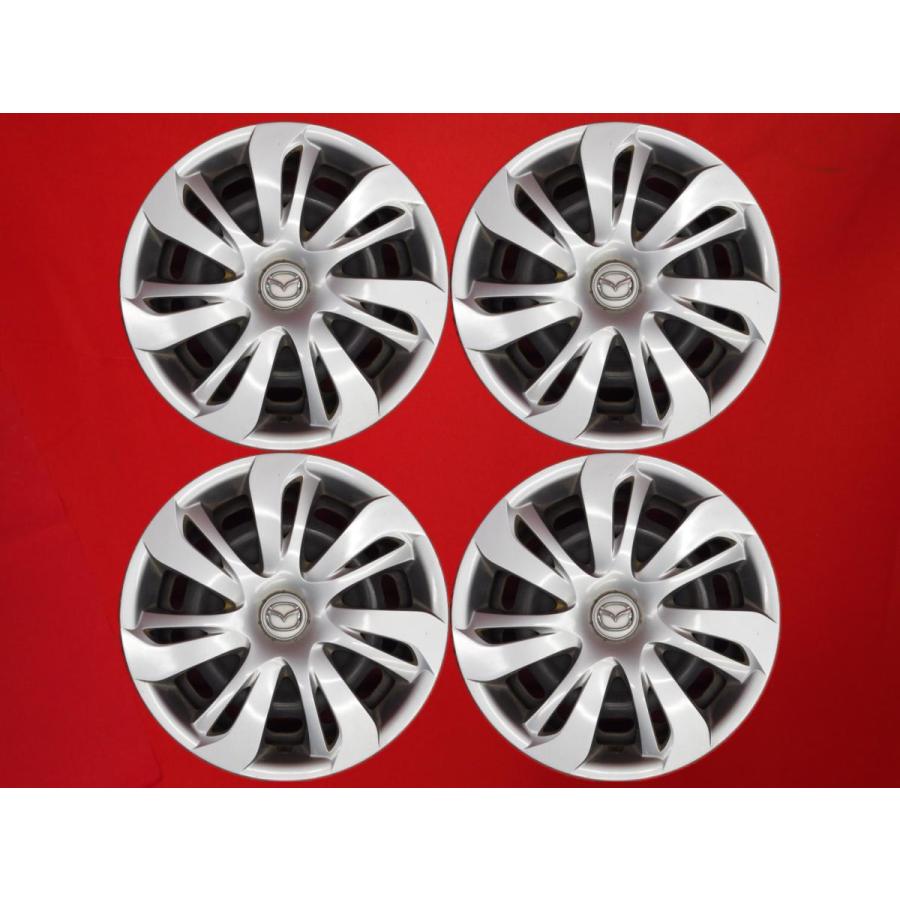 激安 中古 4本セット】 マツダ デミオ DJ系 純正 スチールホイール 鉄  