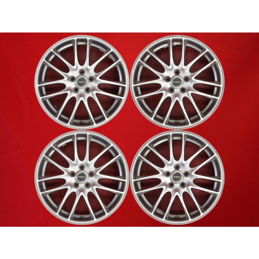 激安 中古 4本セット】 7Wスポークタイプ 社外 アルミホイール 17  