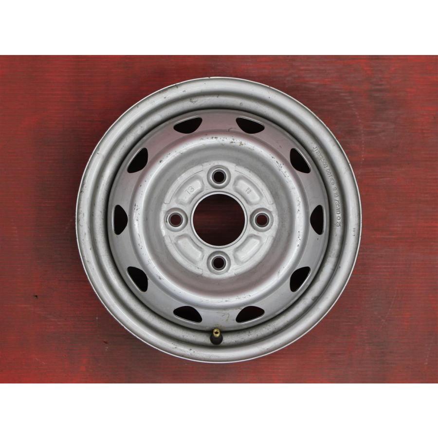 激安 4本セット】ウェッズ キャロウィン 単穴 スチール 鉄ホイール 鉄