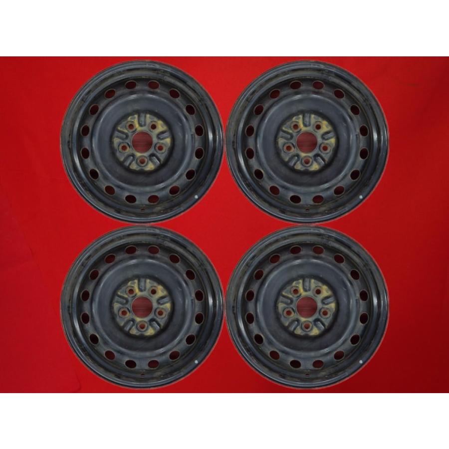 激安 中古 4本セット】 トヨタ ウィッシュ 10系 純正 スチールホイール