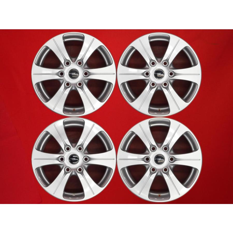 激安 中古 4本セット】 6スポークタイプ 三菱車用 社外 アルミ 