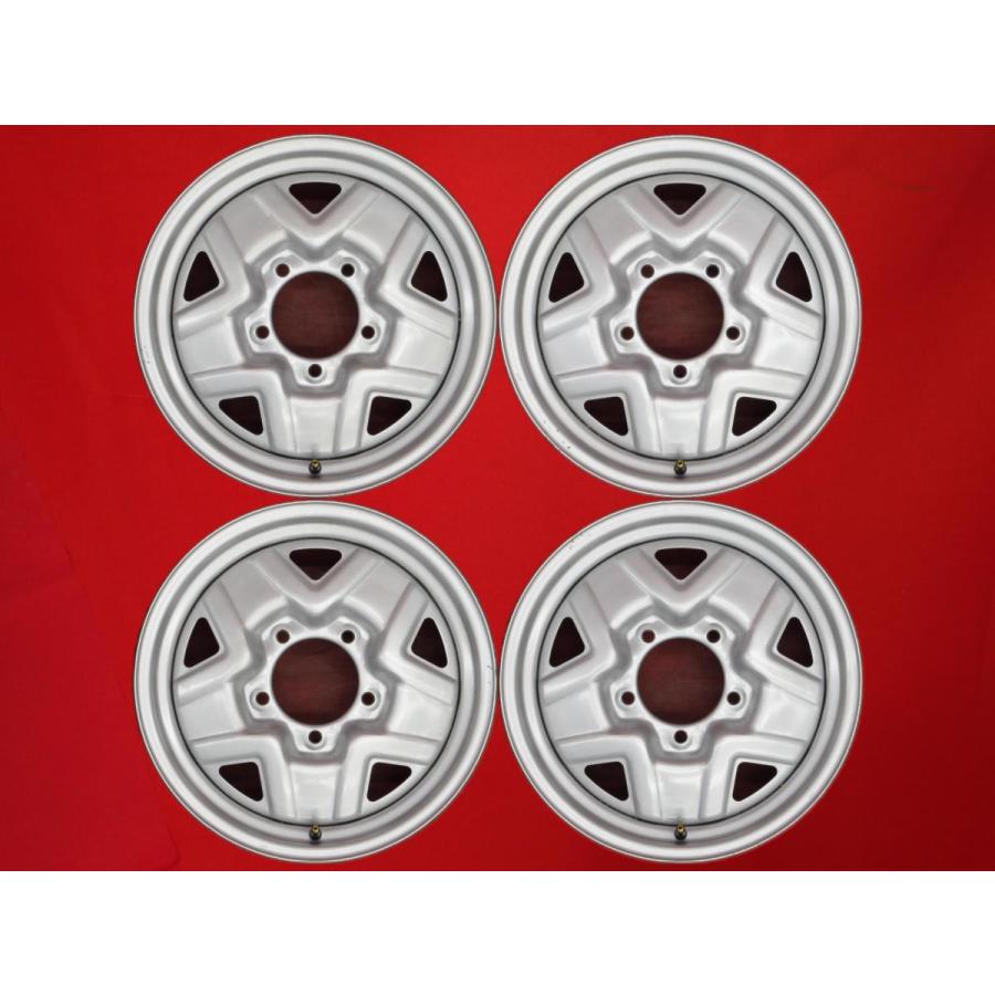 激安 中古 4本セット】 スズキ ジムニー JB23W 純正 スチールホイール  