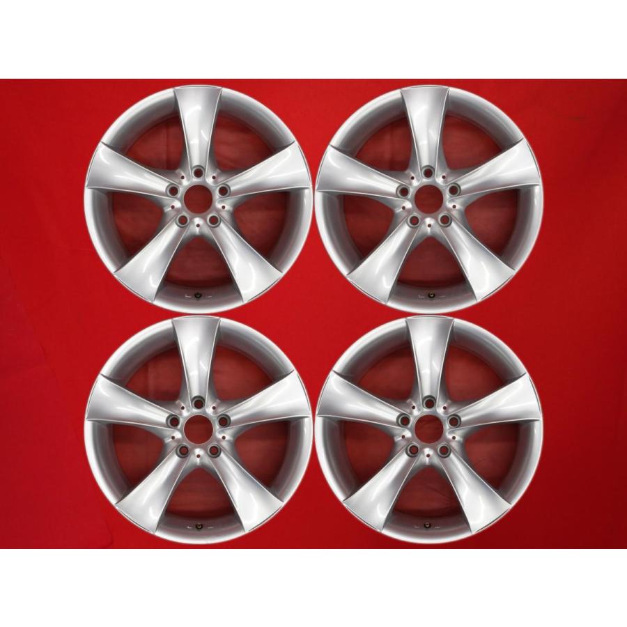 ＢＭＷ純正18インチアルミ　５穴　ＰＣＤ120　18×8Ｊ　+20　ＲＯＡＤＳＴＯＮＥタイヤ　245/45ＺＲ/18　５シリーズに OZ X2 中古ホイール 4本 8J 18インチ PCD120 5穴 +45 ハブ78 BMW 3