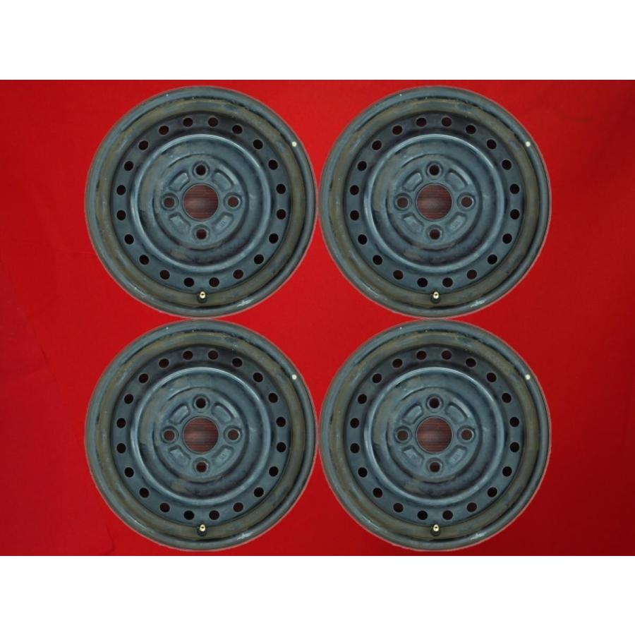 L150ムーヴ純正ホイールタイヤセット 激安 4本SET】ダイハツ ムーヴ L150S系/L175S系 純正 スチール 鉄