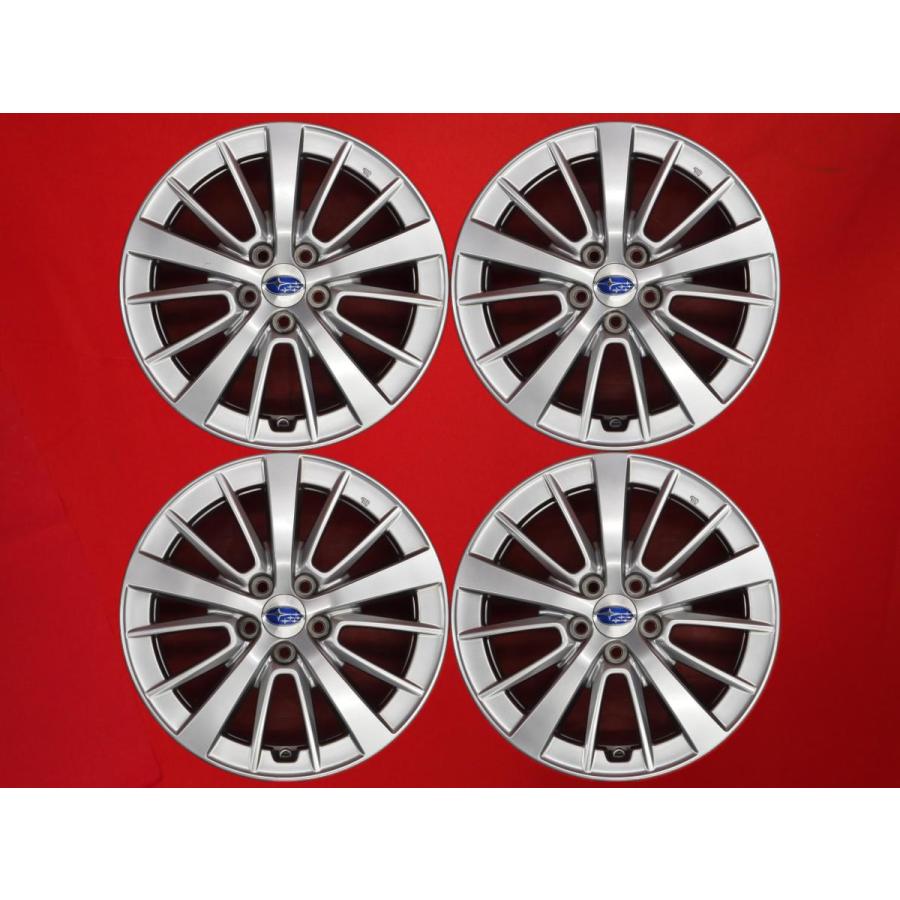 スバル　純正ホイール　１６×６.５Ｊ　INSET５５ 激安 4本セット】スバル インプレッサ GT系/GK系 純正 アルミホイール