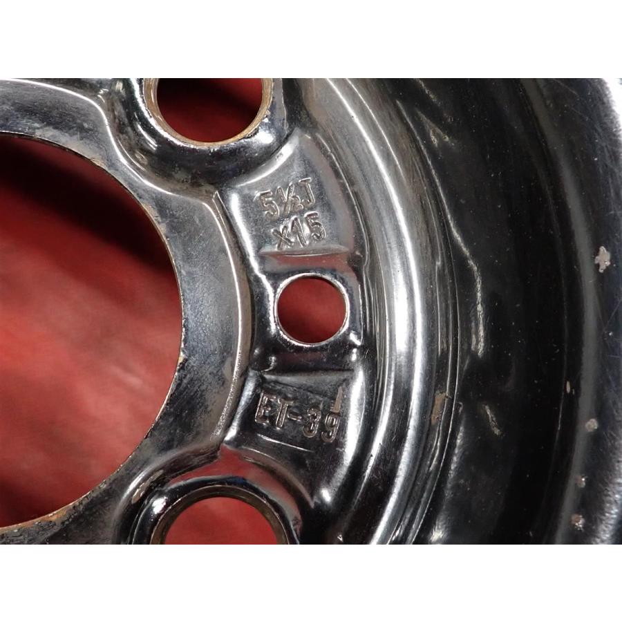 激安 4本セット】サーブ 純正 スチール 鉄ホイール 鉄チン 中古品 15
