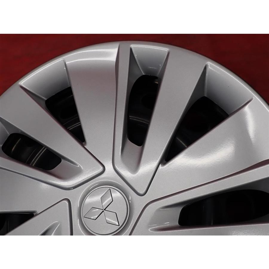 【激安 4本セット】三菱 eKワゴン B33W系 純正 スチールホイール 鉄ホイール 鉄チン 中古品 14インチ 4.5J +46 PCD100 4穴 ハブ径Φ56 cc14の画像