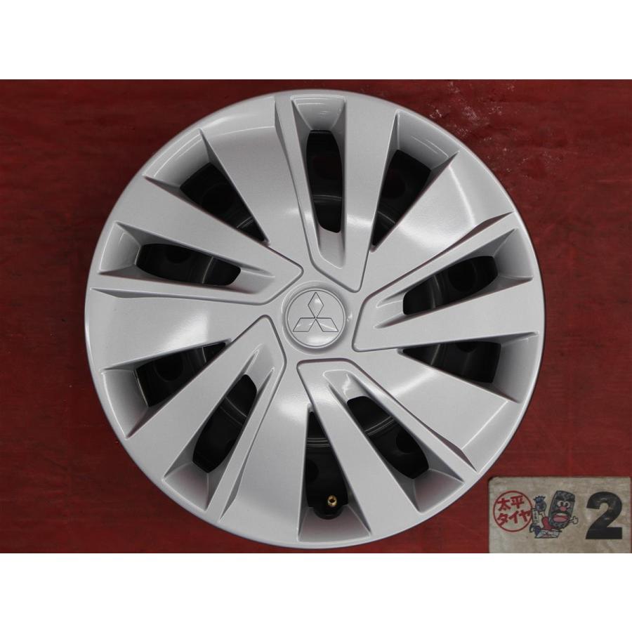 【激安 4本セット】三菱 eKワゴン B33W系 純正 スチールホイール 鉄ホイール 鉄チン 中古品 14インチ 4.5J +46 PCD100 4穴 ハブ径Φ56 cc14の画像