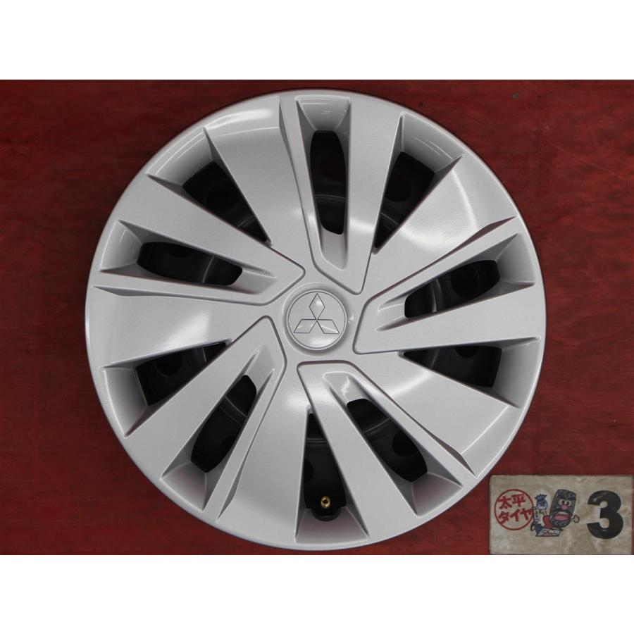 【激安 4本セット】三菱 eKワゴン B33W系 純正 スチールホイール 鉄ホイール 鉄チン 中古品 14インチ 4.5J +46 PCD100 4穴 ハブ径Φ56 cc14の画像