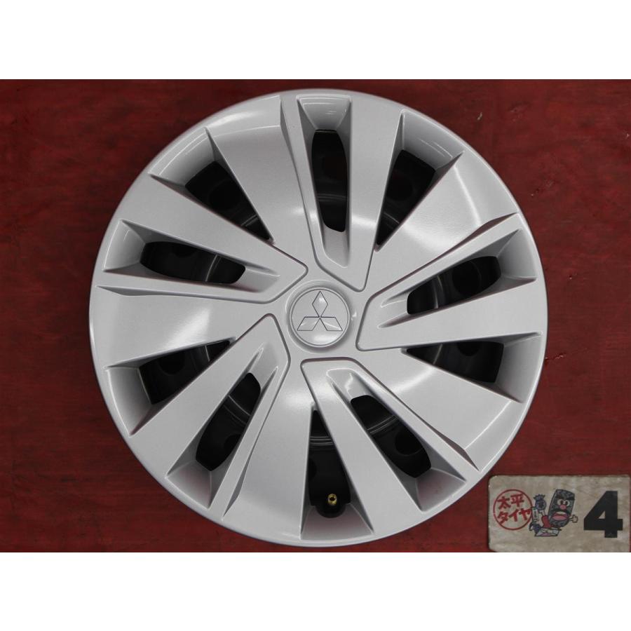 【激安 4本セット】三菱 eKワゴン B33W系 純正 スチールホイール 鉄ホイール 鉄チン 中古品 14インチ 4.5J +46 PCD100 4穴 ハブ径Φ56 cc14の画像