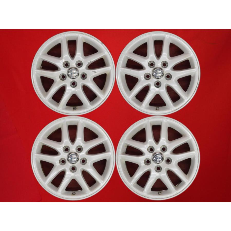No.753　トヨタ　マークⅡクオリス純正ホイール　16インチ　16×6JJ　5穴 PCD114.3　4本セット 売切 160サイズ×4 激安 4本セット】マークIIクオリス/カムリグラシア 純正 アルミ