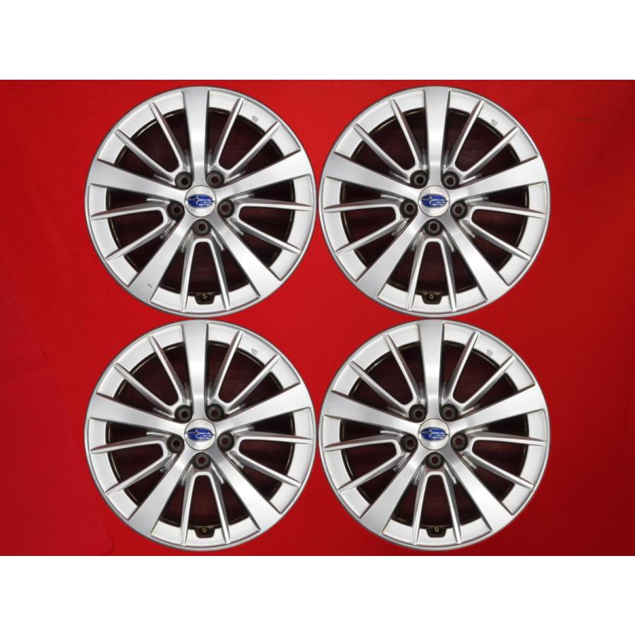 中古アルミ16x6.5スバル純正アルミ4本セット レガシィ、インプレッサなどに 激安 4本セット】スバル インプレッサ GH系 純正 アルミホイール中古品