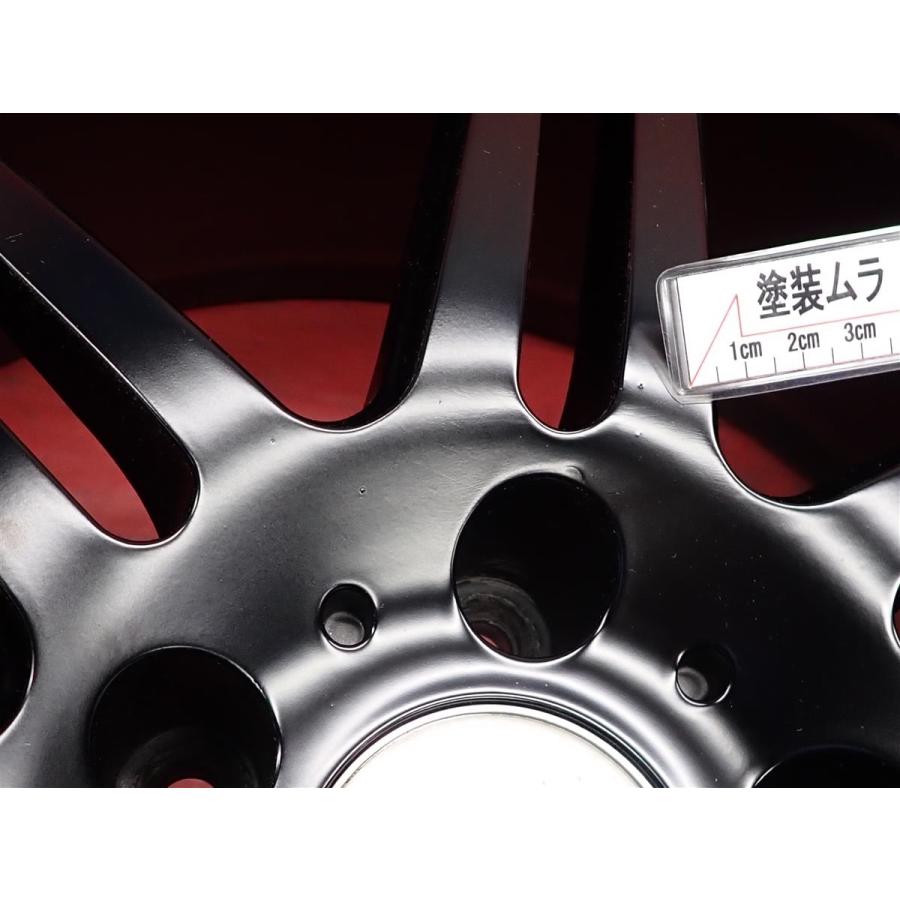 前後異サイズ 4本セット】7Wスポークタイプ 社外品 深リム アルミ