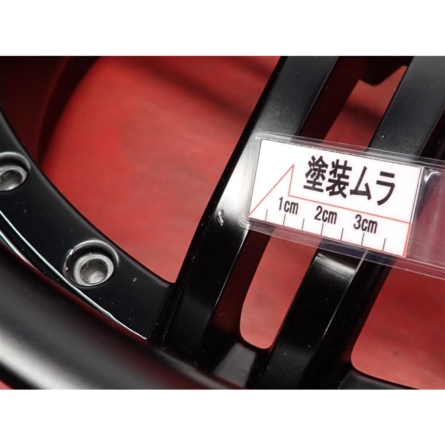 前後異サイズ 4本セット】7Wスポークタイプ 社外品 深リム アルミ