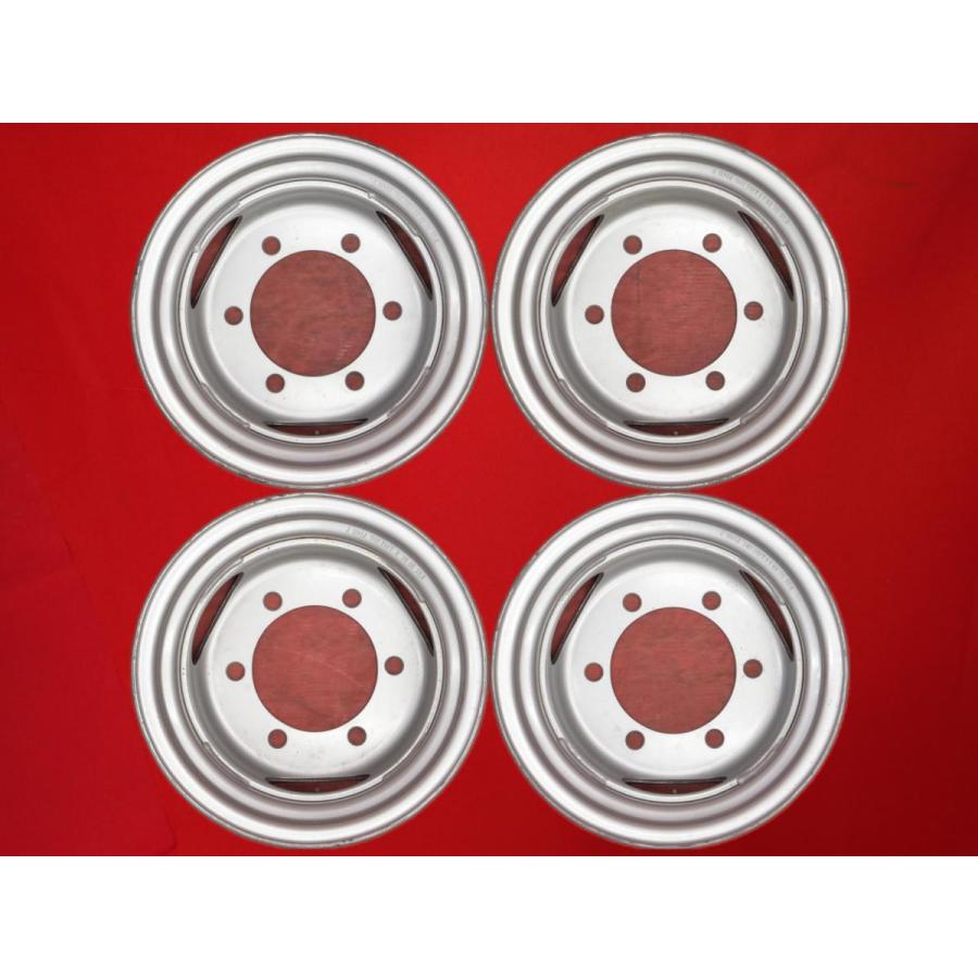 激安 4本SET】トラック用 ダブルタイヤ 後輪 リア用 スチール 鉄