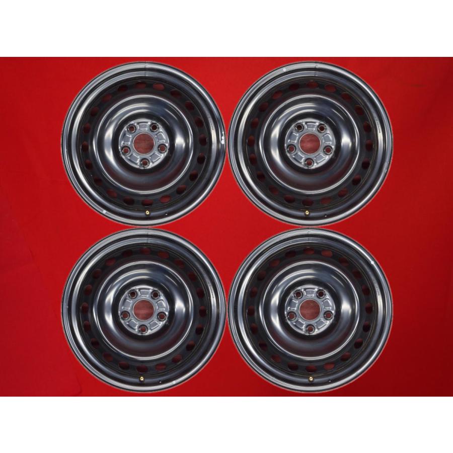 17 6.5J +40 PCD114.3 5H TOYOTA純正スチールホイル＆ホイルキャップ