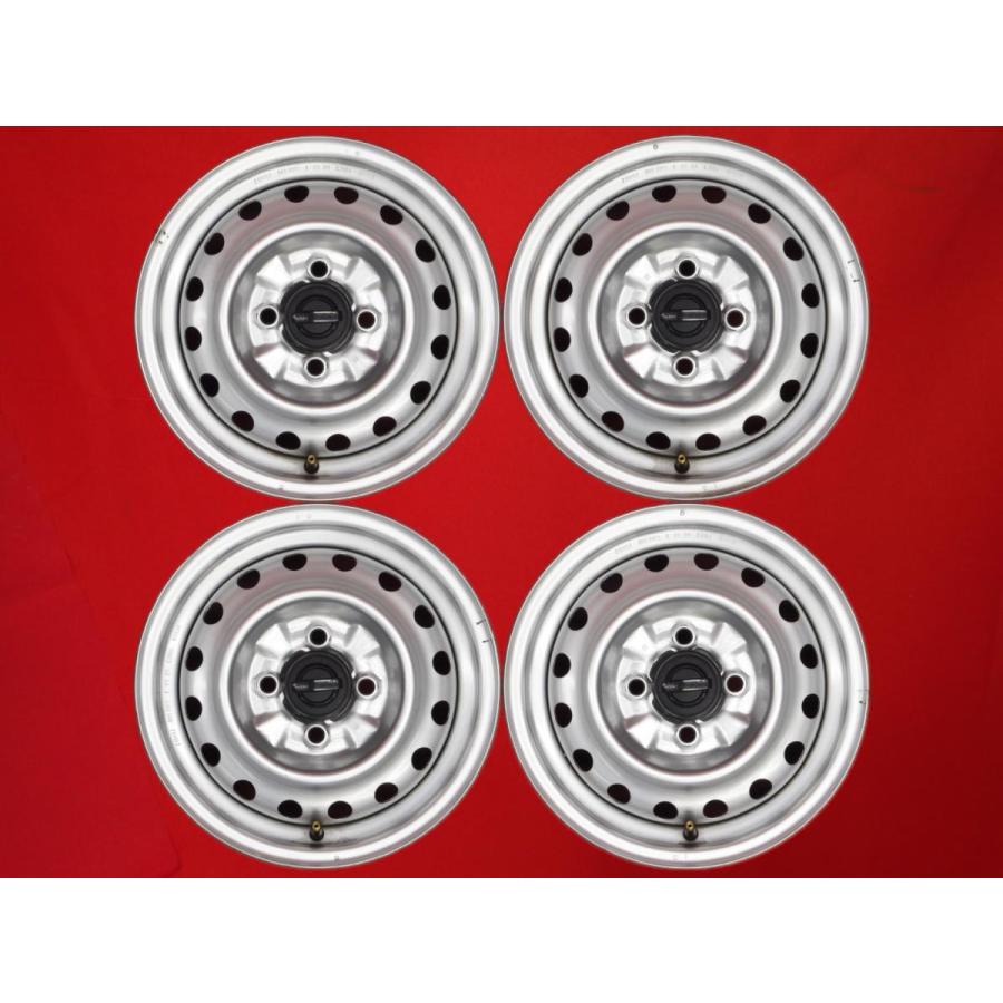 13インチ 異色デザイン 鉄チンホイール pcd100 5j+45 4本セット 激安 4本セット】ホンダ N-BOX JF3系 純正 スチール 鉄ホイール 鉄チン