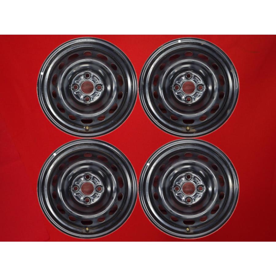 激安 4本セット】マツダ デミオ DJ系 純正 スチール 鉄ホイール 鉄チン