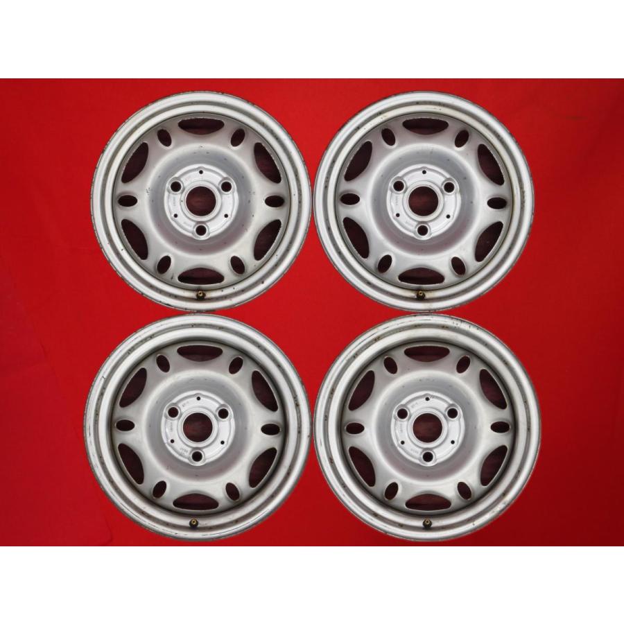 激安 4本セット】スマート フォーツー 純正 スチール 鉄ホイール 鉄