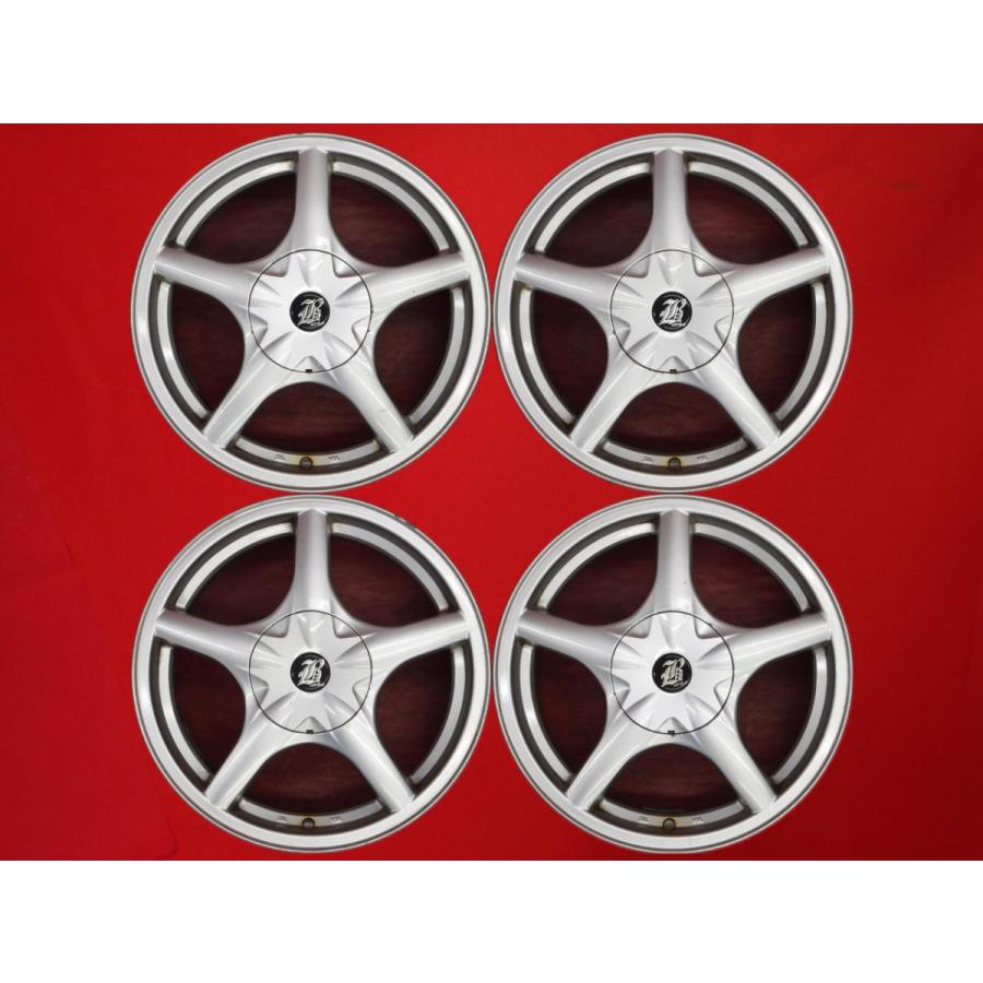 アルミホイール　16インチ　7ＪＪ 5穴100 希少サイズ 4本セット】5スポークタイプ アルミホイール 中古品 16