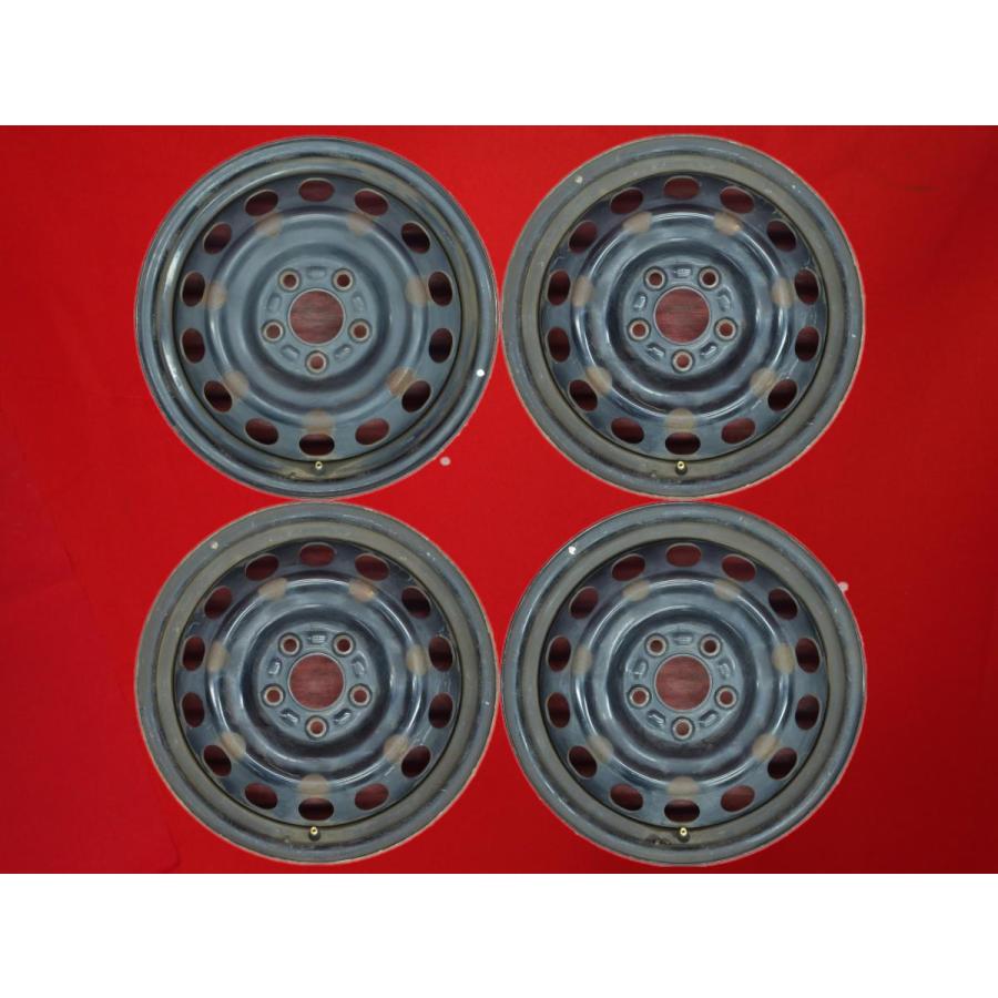 鉄チンホイールタイヤセット4本 激安 4本セット】マツダ 純正 スチールホイール 鉄ホイール 鉄チン