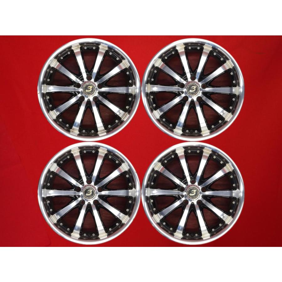 激安 4本セット】5Wスポークタイプ 社外品 深リム アルミホイール 中古