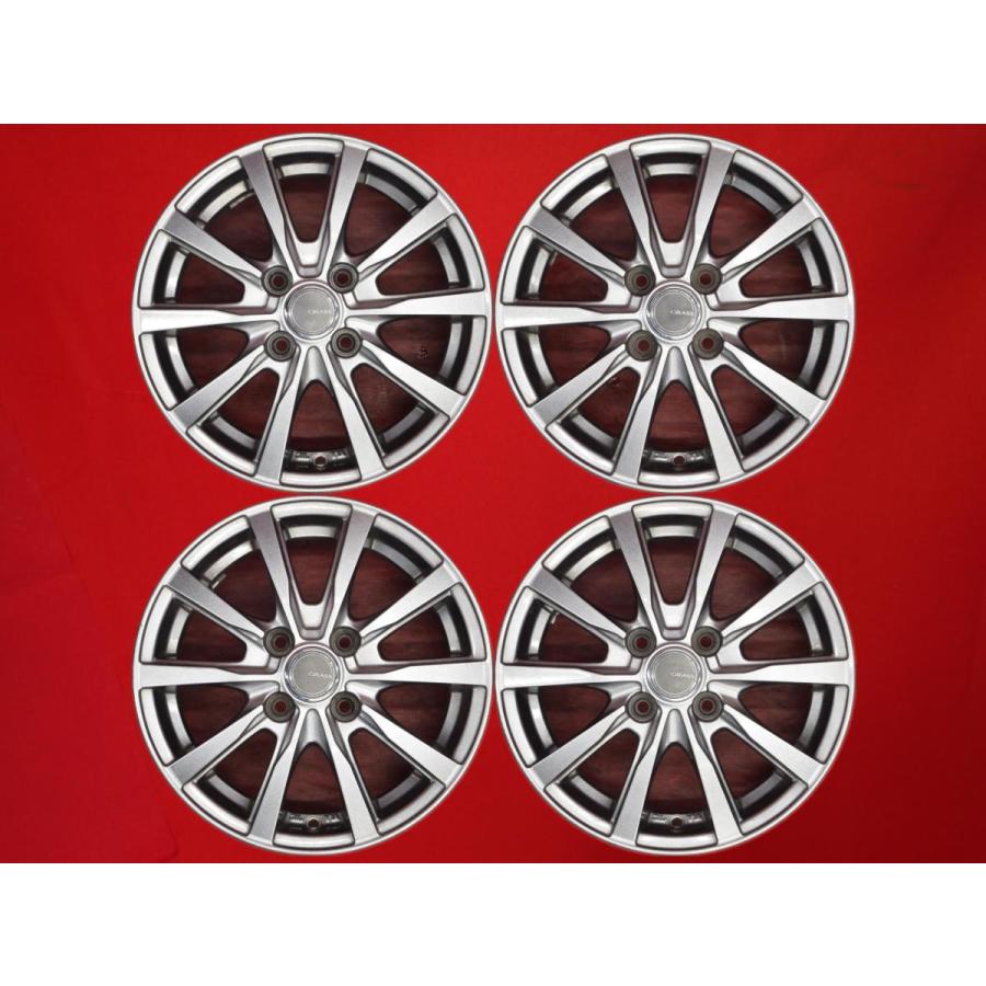 激安 4本セット】軽自動車用 5Wスポークタイプ アルミホイール 中古品 