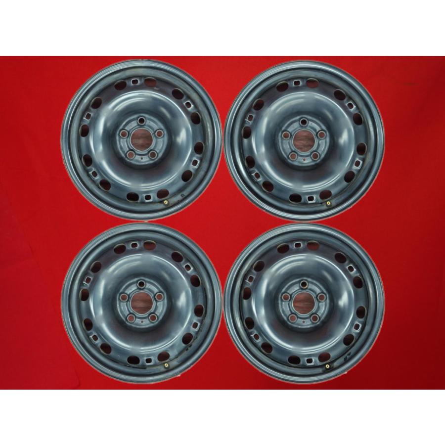 激安 4本セット】フォルクスワーゲン VW ポロ 6R系 純正 スチール 鉄 