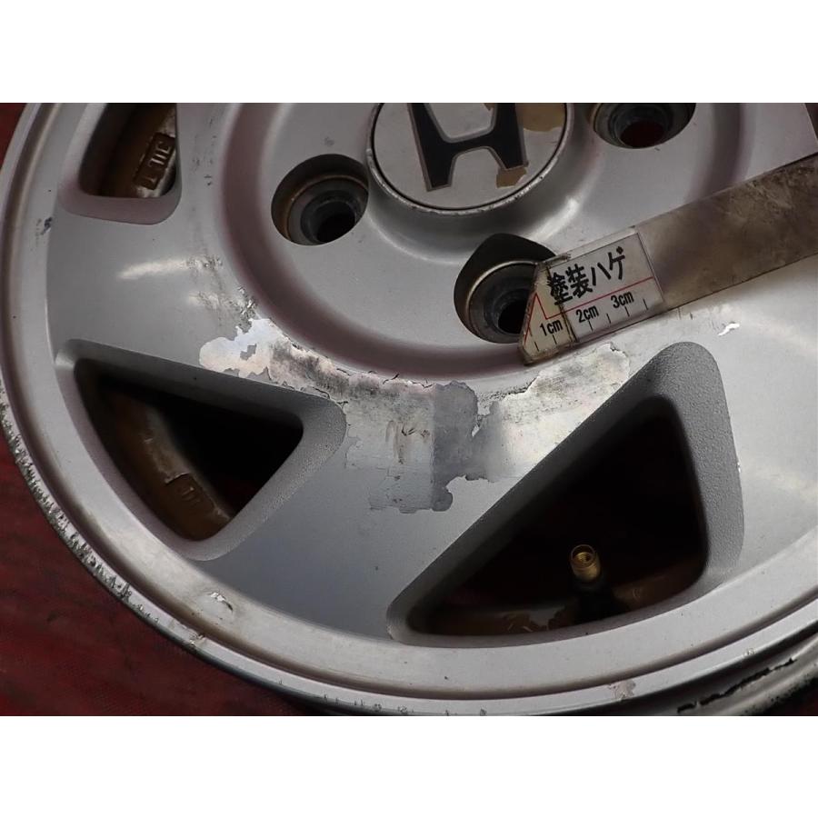【激安 4本セット】ホンダ バモス 純正 6エアロスポーク アルミホイール 中古品 12インチ 3.5J インセット+40 PCD100 4穴 ハブ径Φ56 cc12の画像