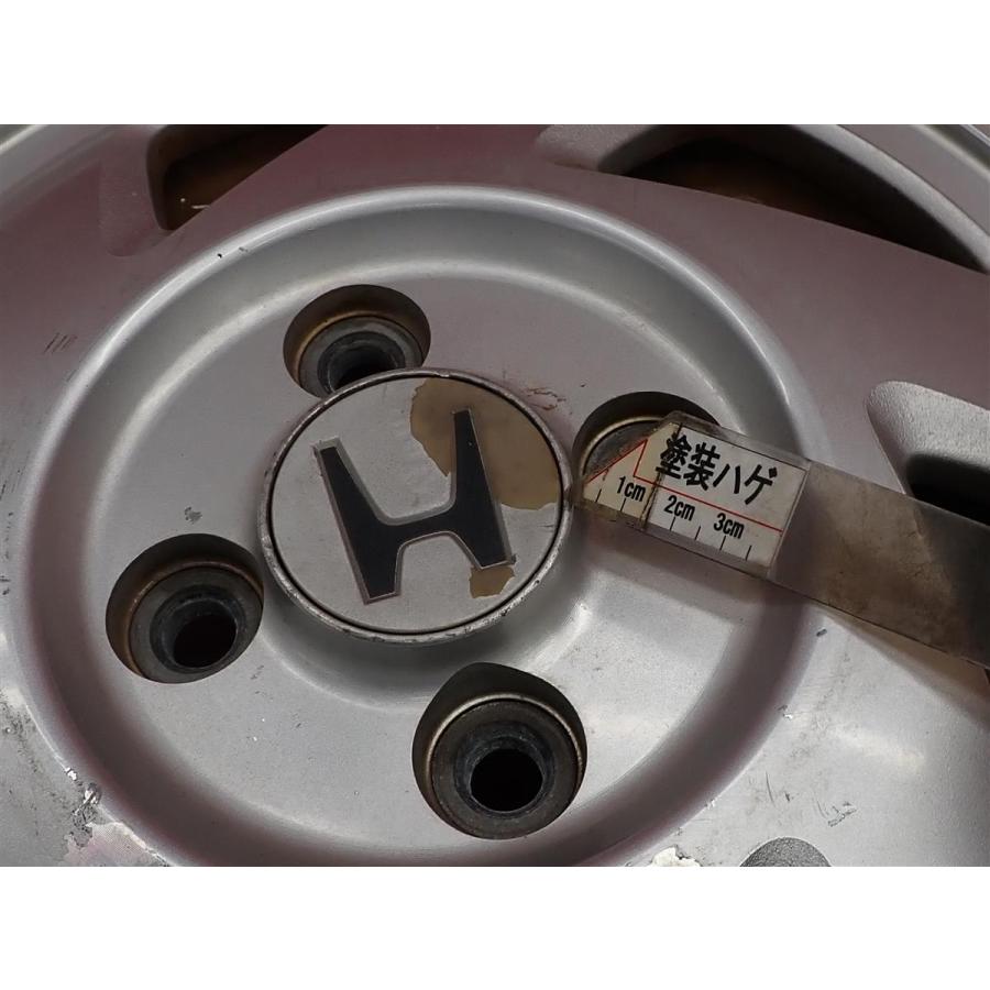 【激安 4本セット】ホンダ バモス 純正 6エアロスポーク アルミホイール 中古品 12インチ 3.5J インセット+40 PCD100 4穴 ハブ径Φ56 cc12の画像