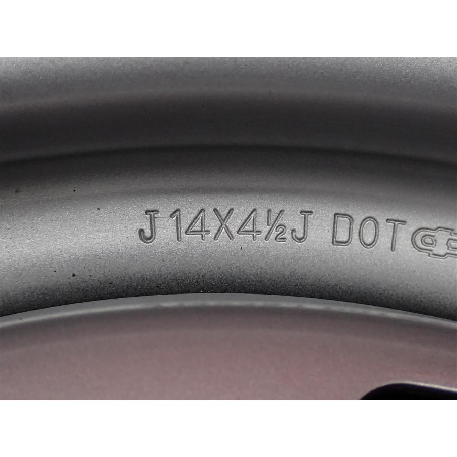 激安 4本セット】キャロウィン マルチPCD スチール 鉄ホイール 鉄チン