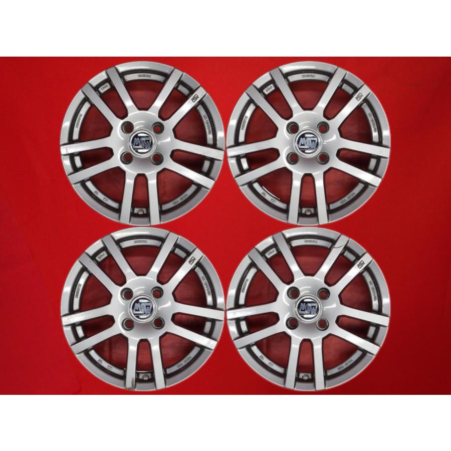 激安 4本セット】MSW 22 プジョー/シトロエン用 アルミホイール 中古品