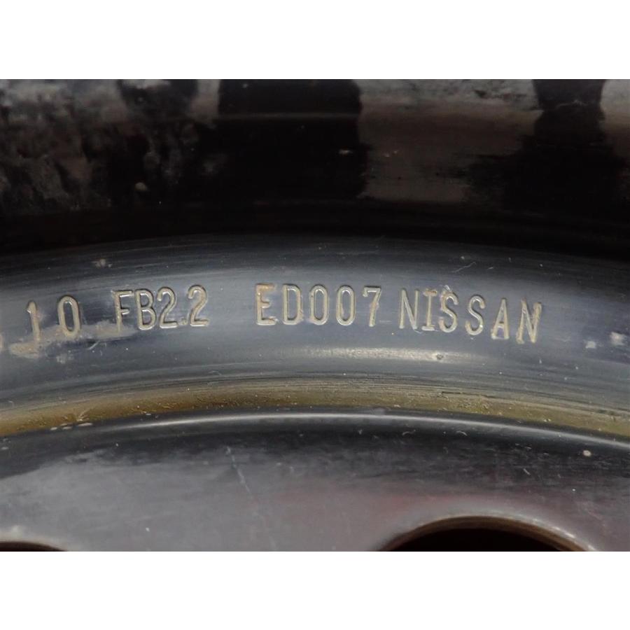 激安 4本セット】日産 ティーダ C11 純正 スチール 鉄ホイール 鉄チン