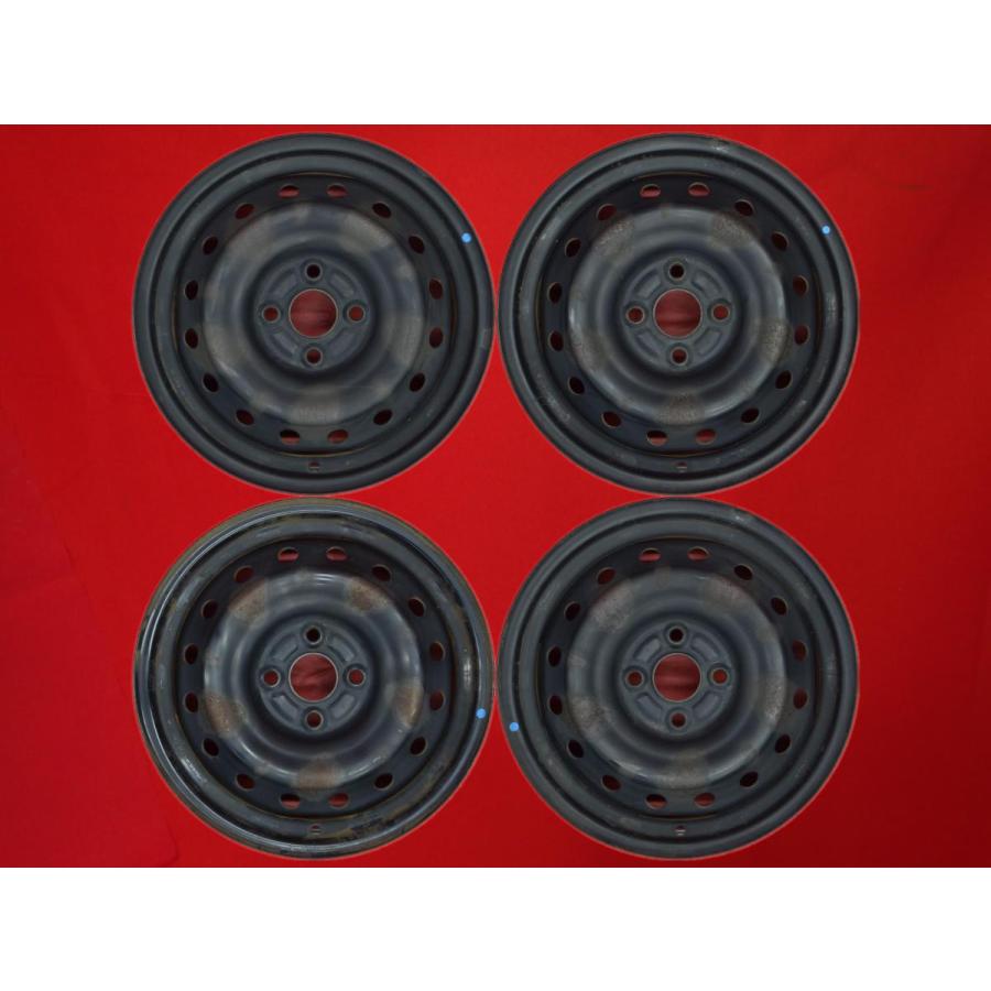 激安 4本セット】スズキ 純正 スチール 鉄ホイール 鉄チン 中古品 15